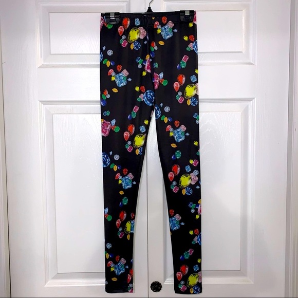 NEW Gemstone Crystal Diamond Leggings NWOT - Picture 2 of 6